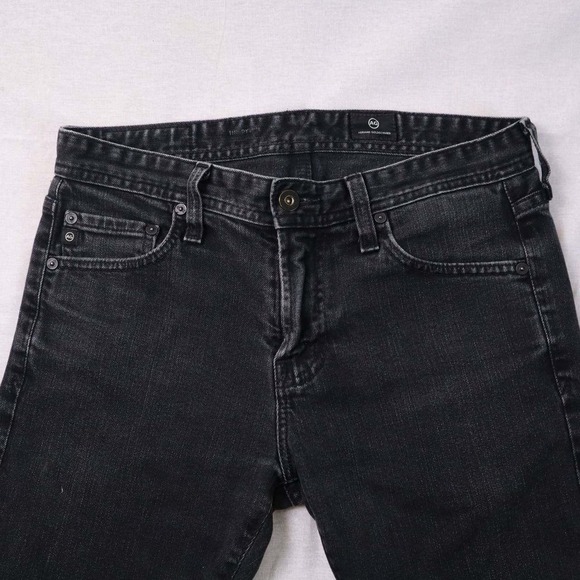 AG Adriano Goldschmied The Dylan Slim Skinny Jeans Men's 30R Black Stretch Denim - Picture 3 of 11
